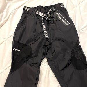 Off-White Black Track Pants Size M